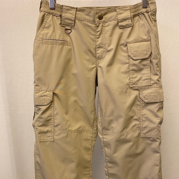 5.11 Tactical 8 Women's Taclite Pro Cargo Pants Rip Stop Style 64360 Beige Tan - Picture 6 of 13